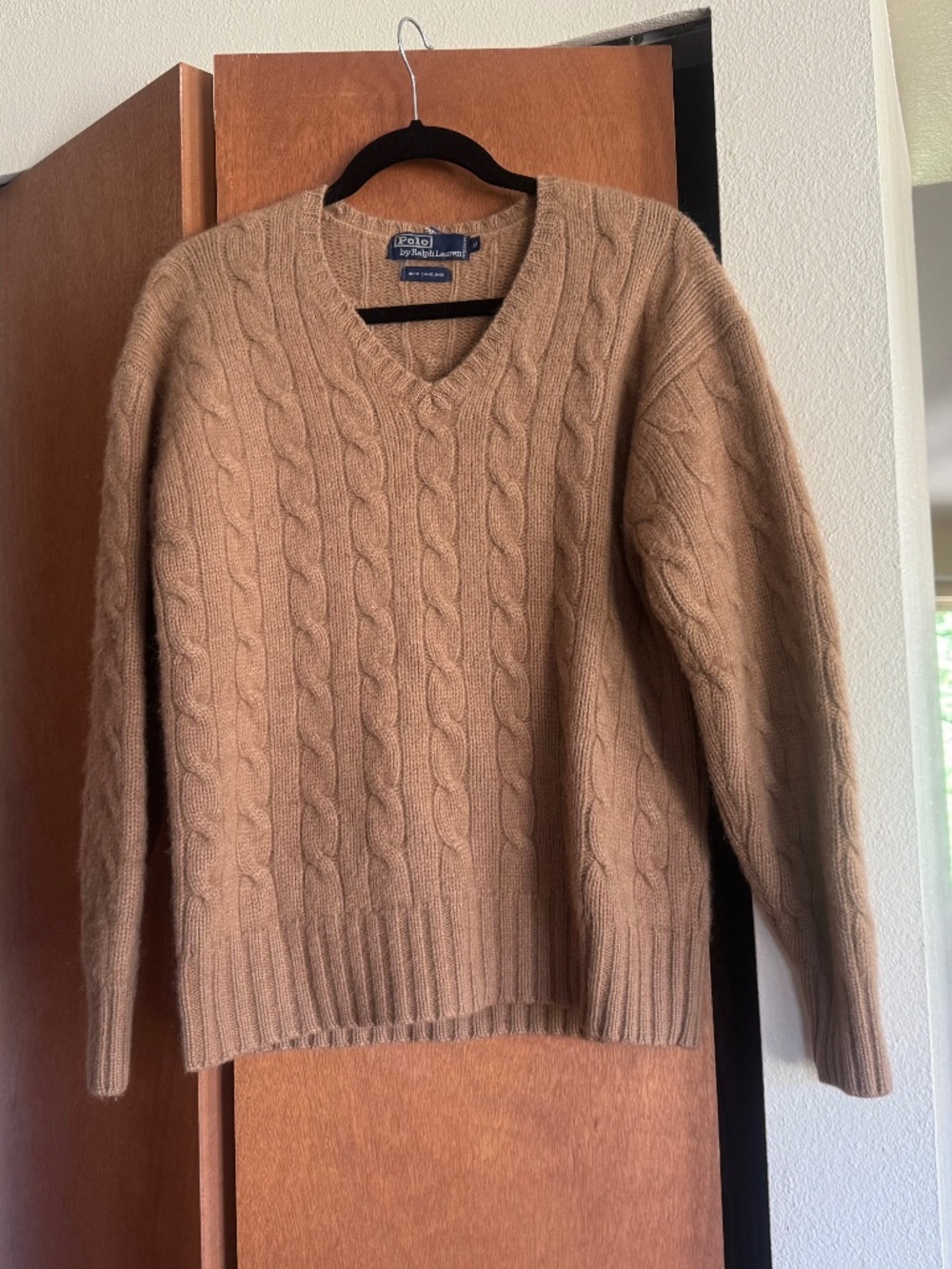 Polo by Ralph Lauren Camel Color & Camel Hair Sweater